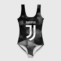 Купальник-боди 3D женский Juventus geometry fc, цвет: 3D-принт
