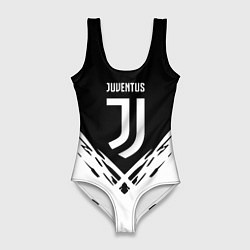 Купальник-боди 3D женский Juventus sport geometry fc club, цвет: 3D-принт