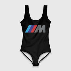 Купальник-боди 3D женский BMW sport logo, цвет: 3D-принт