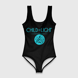 Купальник-боди 3D женский Child of Light, цвет: 3D-принт