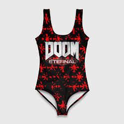 Купальник-боди 3D женский Doom x Farcry, цвет: 3D-принт
