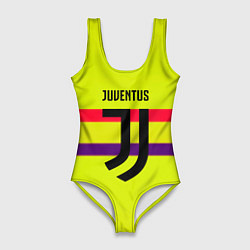 Купальник-боди 3D женский Juventus sport line, цвет: 3D-принт