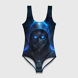 Купальник-боди 3D женский Человек в маске, цвет: 3D-принт