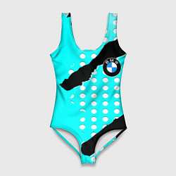 Купальник-боди 3D женский BMW sport краски, цвет: 3D-принт