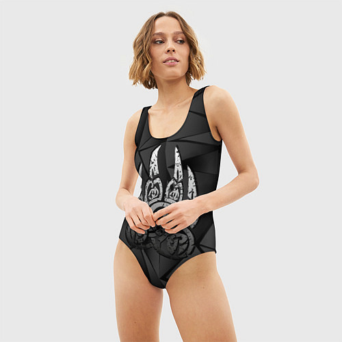 Женский купальник-боди Велес лапа медведя / 3D-принт – фото 3