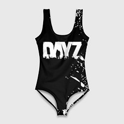 Купальник-боди 3D женский Dayz брызги красок, цвет: 3D-принт