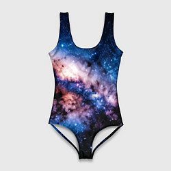 Купальник-боди 3D женский Фантастический космос звёзды и туманности, цвет: 3D-принт