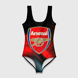 Купальник-боди 3D женский Арсенал абстракция аолна, цвет: 3D-принт