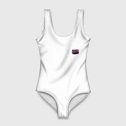 Купальник-боди 3D женский Mercedes amg, цвет: 3D-принт