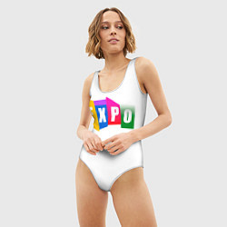 Купальник-боди 3D женский Expo Выстовка, цвет: 3D-принт — фото 2