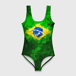 Купальник-боди 3D женский Бразилия, цвет: 3D-принт