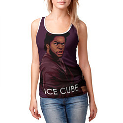 Майка-безрукавка женская Ice Cube: LA, цвет: 3D-белый — фото 2