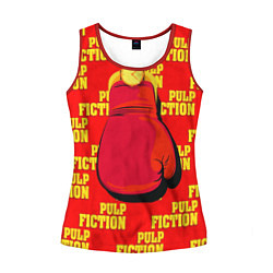 Майка-безрукавка женская Pulp Fiction: Boxing glove, цвет: 3D-красный