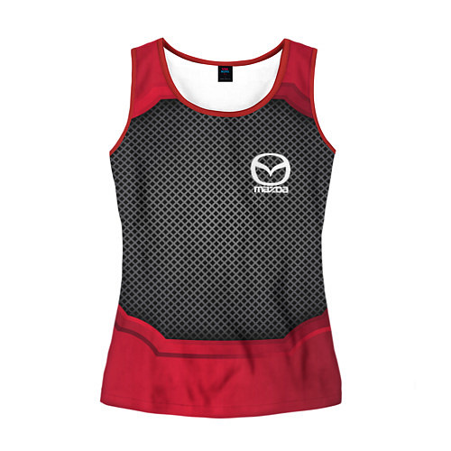 Женская майка без рукавов Mazda: Metal Sport / 3D-Красный – фото 1