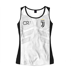 Майка-безрукавка женская FC Juventus: CR7 18-19, цвет: 3D-черный