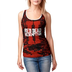 Майка-безрукавка женская Red Dead Redemption: Part II, цвет: 3D-белый — фото 2