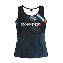 Майка-безрукавка женская Mass Effect N7, цвет: 3D-черный