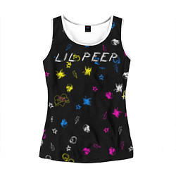 Майка-безрукавка женская Lil Peep: Legend, цвет: 3D-белый