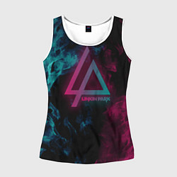 Майка-безрукавка женская LINKIN PARK, цвет: 3D-белый