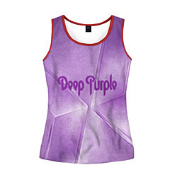Майка-безрукавка женская Deep Purple, цвет: 3D-красный