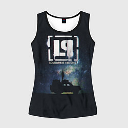 Майка-безрукавка женская Linkin Park ночь, цвет: 3D-черный