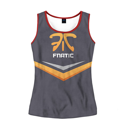 Женская майка без рукавов Fnatic Arrows / 3D-Красный – фото 1