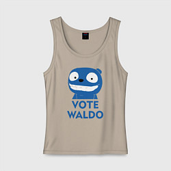 Женская майка Vote Waldo