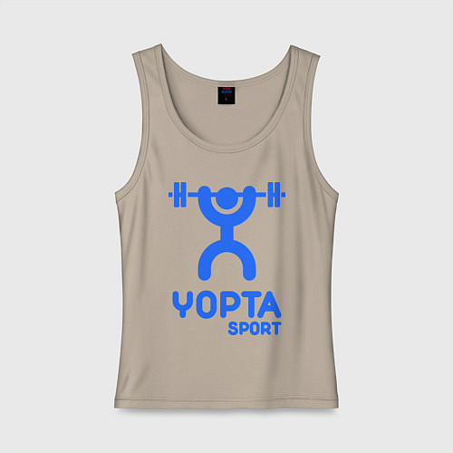 Женская майка Yopta Sport / Миндальный – фото 1