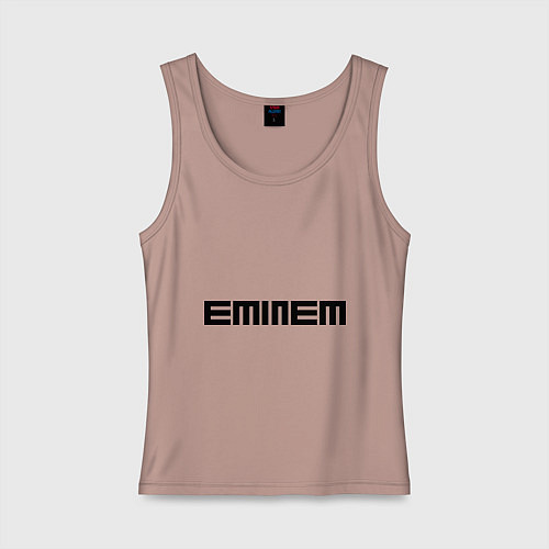 Женская майка Eminem: minimalism / Пыльно-розовый – фото 1