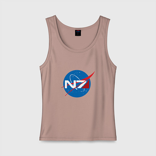 Женская майка NASA N7 / Пыльно-розовый – фото 1