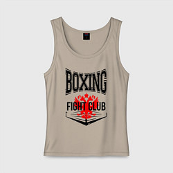 Женская майка Boxing fight club Russia