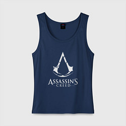 Майка женская хлопок Assassin’s Creed, цвет: тёмно-синий