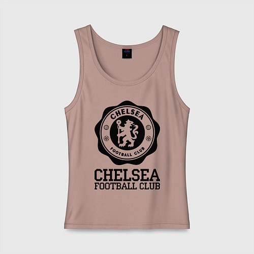 Женская майка Chelsea FC: Emblem / Пыльно-розовый – фото 1