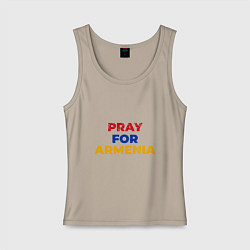 Женская майка Pray Armenia