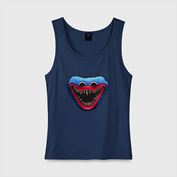 Майка женская хлопок Poppy Playtime, цвет: тёмно-синий