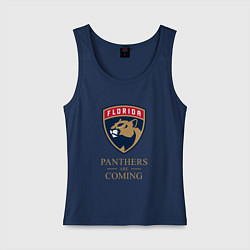 Женская майка Panthers are coming Florida Panthers Флорида Панте