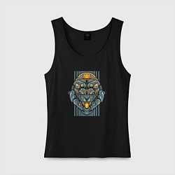 Женская майка Lion Mecha Cyborg