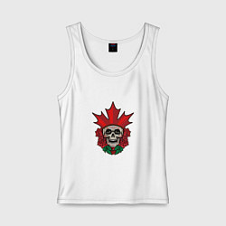 Женская майка Canada Skull