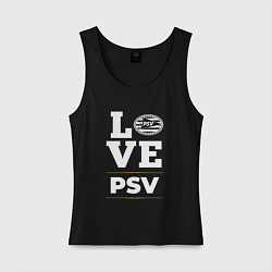 Майка женская хлопок PSV Love Classic, цвет: черный