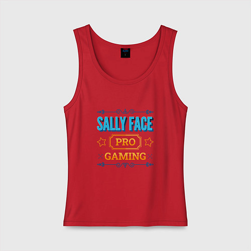 Женская майка Sally Face PRO Gaming / Красный – фото 1