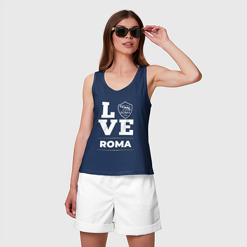 Женская майка Roma Love Classic / Тёмно-синий – фото 3