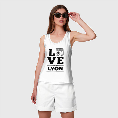 Женская майка Lyon Love Классика / Белый – фото 3