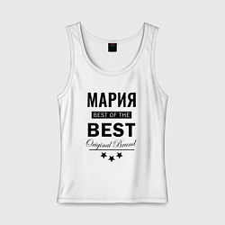 Майка женская хлопок МАРИЯ BEST OF THE BEST, цвет: белый