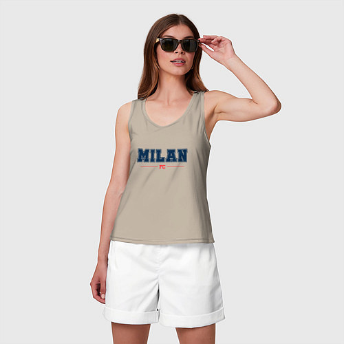 Женская майка Milan FC Classic / Миндальный – фото 3