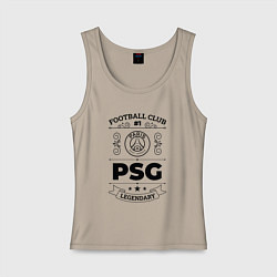 Женская майка PSG: Football Club Number 1 Legendary