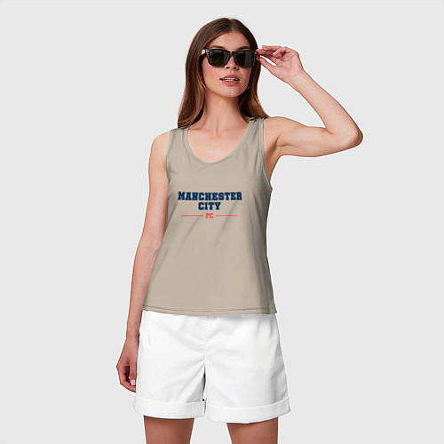 Женская майка Manchester City FC Classic / Миндальный – фото 3