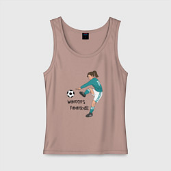 Женская майка Womens football