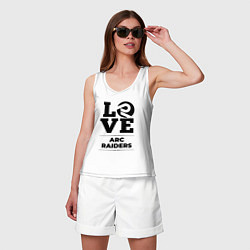 Майка женская хлопок ARC Raiders love classic, цвет: белый — фото 2