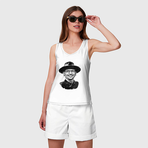 Женская майка Chester from LP / Белый – фото 3