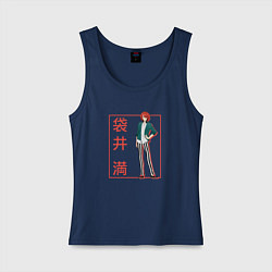 Женская майка Митиру Фукурой арт - Красавчики детективы